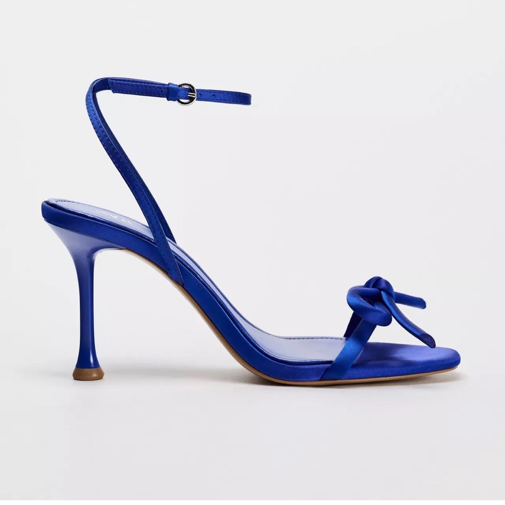 Zara Royal Blue Strappy Heels